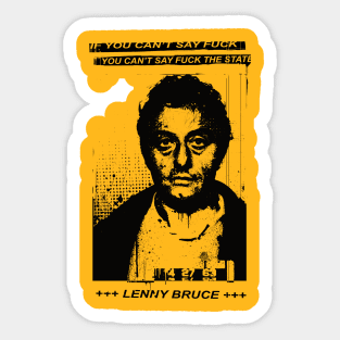 Lenny Bruce Punk Sticker